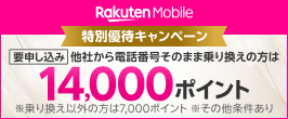 楽天モバイルバナー